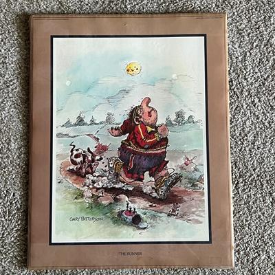Vintage Gary Patterson "The Runner" Print