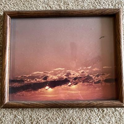 Framed Sunset Print