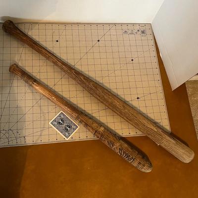 Vintage Wood Baseball Bats