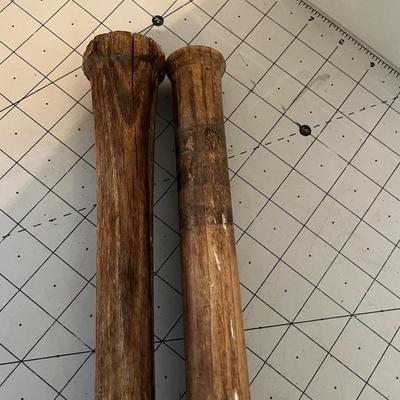Vintage Wood Baseball Bats