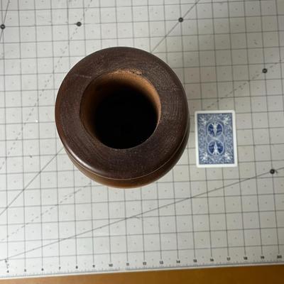 Wood Vase