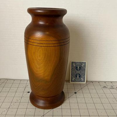 Wood Vase