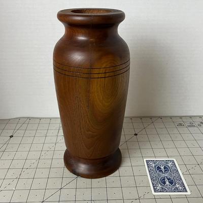 Wood Vase