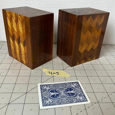 Chevron Wood Blocks