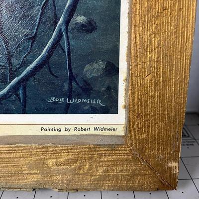 Framed "Blue Scaled Quail" Print by Robert Widmeier