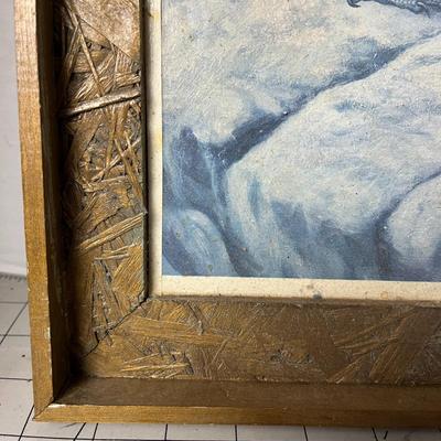 Framed Hawk Print by Bob Widmeier