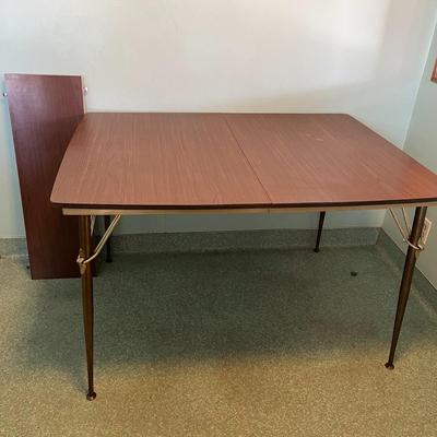 Retro Kitchen Table with 2 Leaves