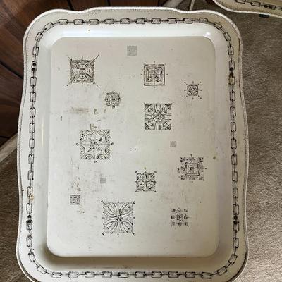 Vintage Foldable Trays (2)