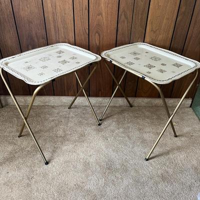 Vintage Foldable Trays (2)