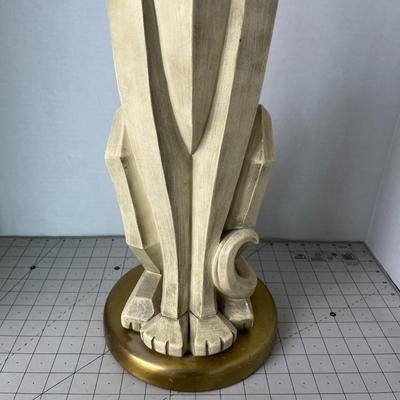 Vintage 1950 Cat Statue - Large - Univer Statuary Corp