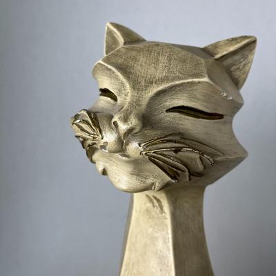 Vintage 1950 Cat Statue - Large - Univer Statuary Corp