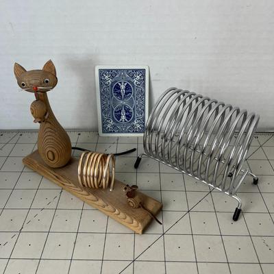 Vintage Spiral Letter Holders