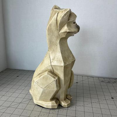 Vintage 1950 Cat Statue - Small