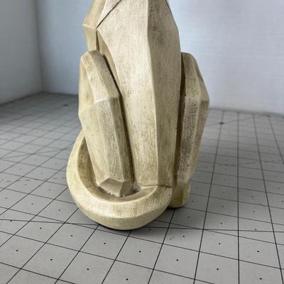 Vintage 1950 Cat Statue - Small