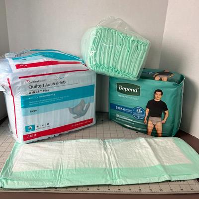 Adult Briefs and Wet Pads