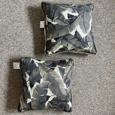 Palm Leaf Throw Pillow
