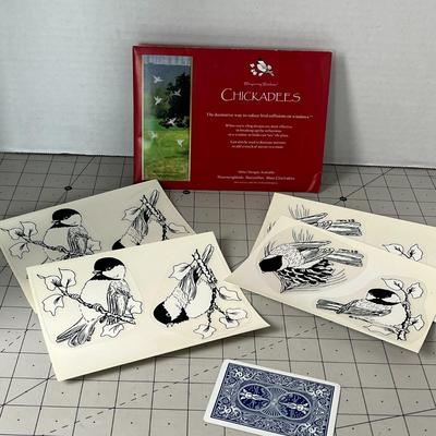 Chickadees Window Clings