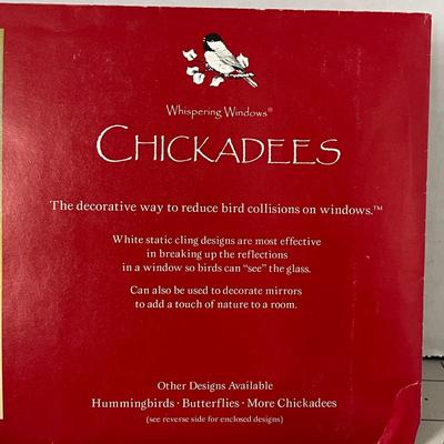 Chickadees Window Clings