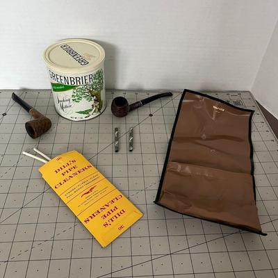 Vintage Pipes with Case and Cleaners