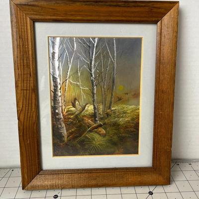 Framed Pheasant Print