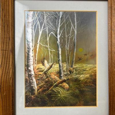 Framed Pheasant Print