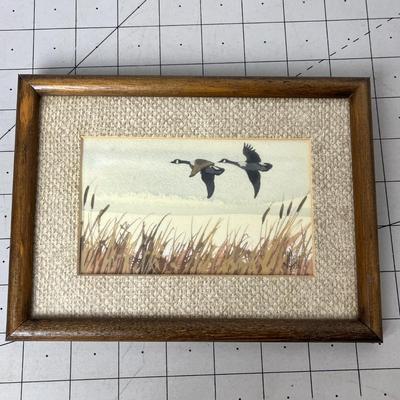 Framed Geese Print