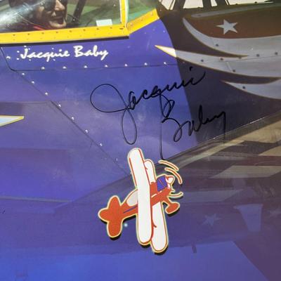 Autographed Jacquie B Airshows Poster