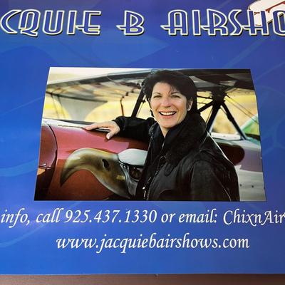 Autographed Jacquie B Airshows Poster