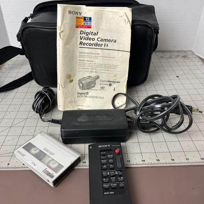 Sony Digital Video Camera Recorder with Accessories