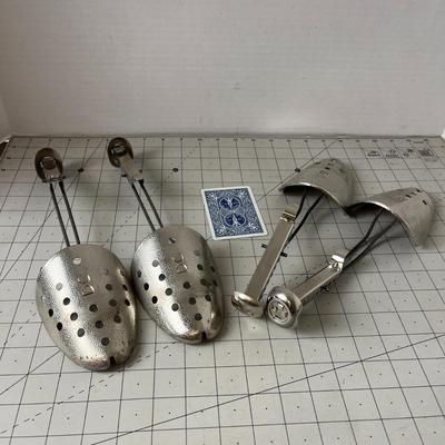 Vintage Metal Shoe Trees - 2 Sets