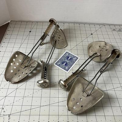 Vintage Metal Shoe Trees - 2 Sets