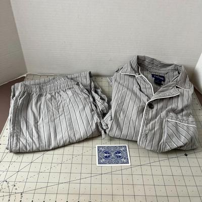 Stafford Striped Pajama Set - Size S