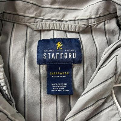 Stafford Striped Pajama Set - Size S