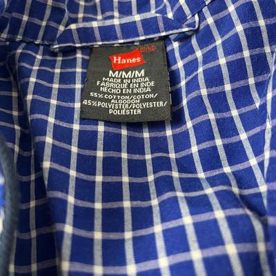 Hanes Plaid Pajama Set - Size M