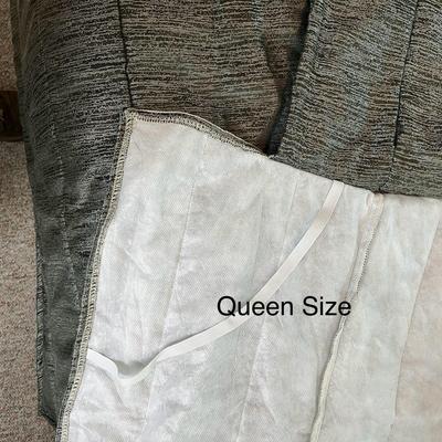Queen Size Bedspread Black & Gray - 60x79