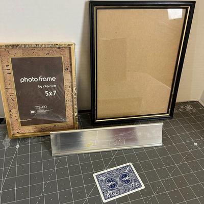 8x10 Frame, 5x7 Frame, and Name Plate Holder