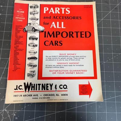 Vintage Automobile Catalog and Awake! Magazine