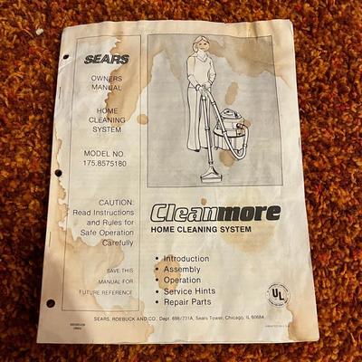 Vintage Kenmore CleanMore Home Cleaning System - Vacuum & Carpet Cleaner