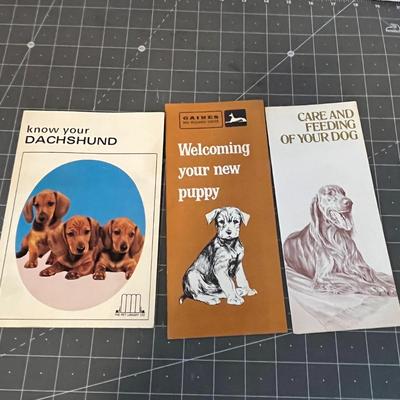 Vintage Dog Brochures