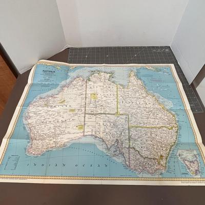1979 Australia Map/Poster