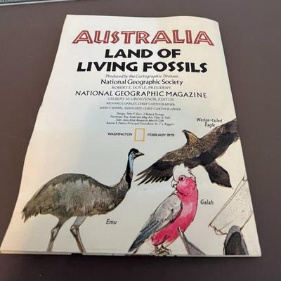 1979 Australia Map/Poster