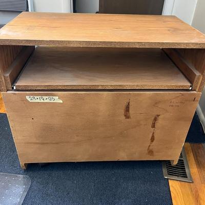 Wood Media Console