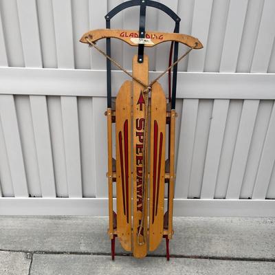 Vintage Gladding Speedway Sled