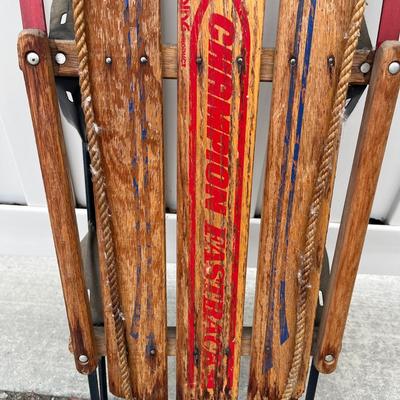 Vintage Champion Fastrack Sled