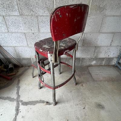 Retro Cosco Step Stool Chair