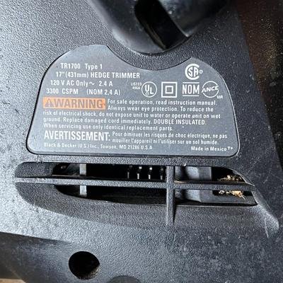 Black + Decker 17" Hedge Trimmer