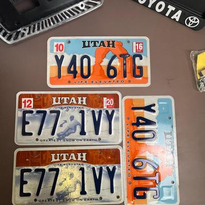 Utah License Plate Bundle