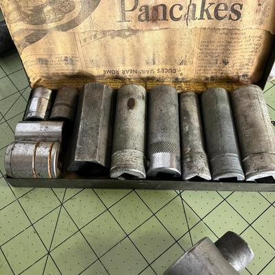 Vintage Ratchet and Socket Bundle