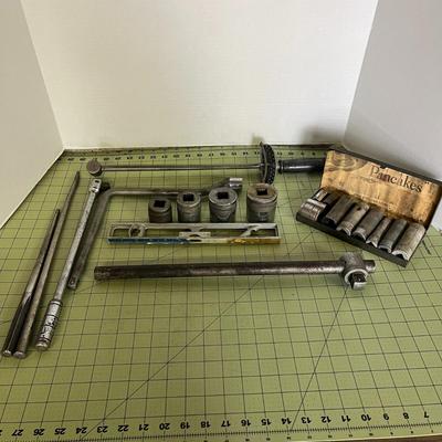 Vintage Ratchet and Socket Bundle