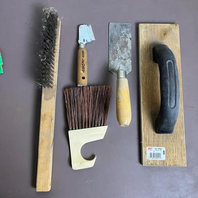 Sandpaper, Brushes, and Trowel Bundle